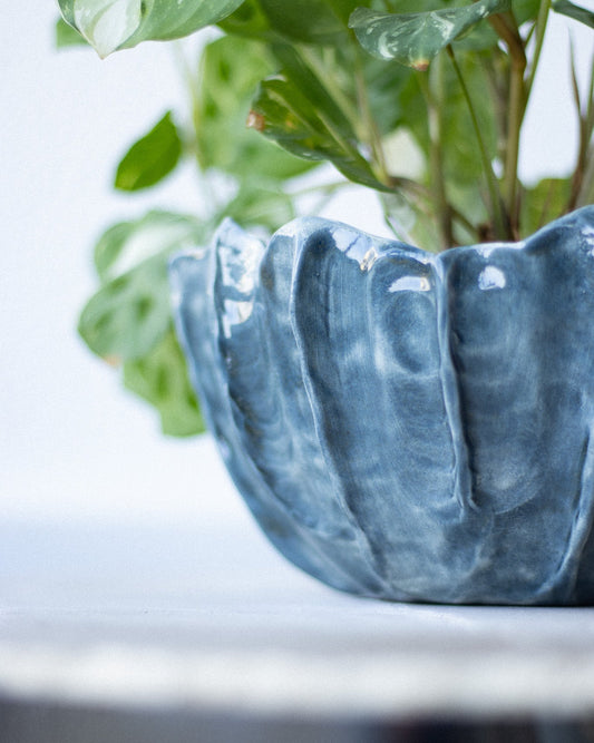 Medium Handcrafted Ceramic Flower Pot LAPA