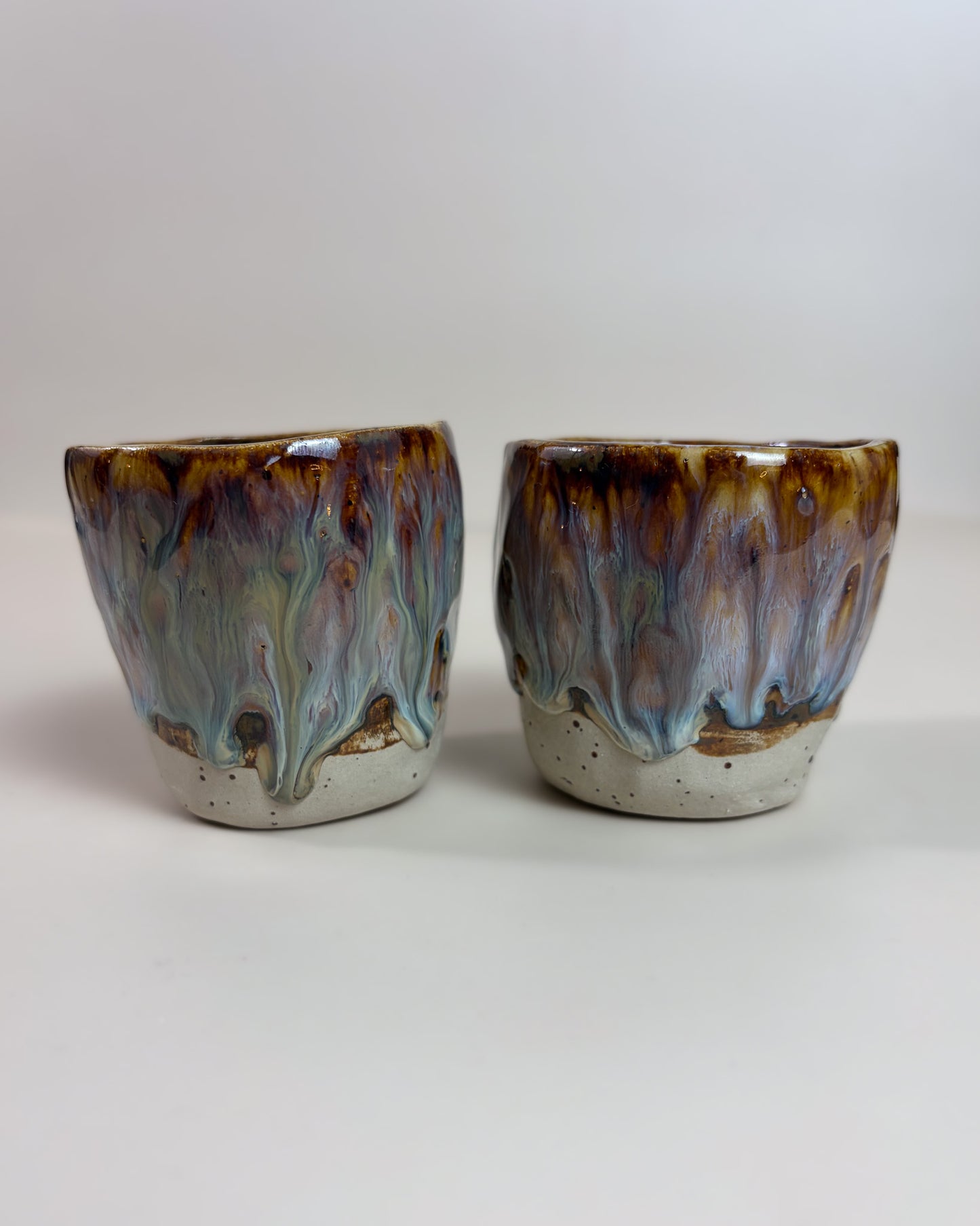Conjunto Copos Cerâmica Artesanais LAGUNA