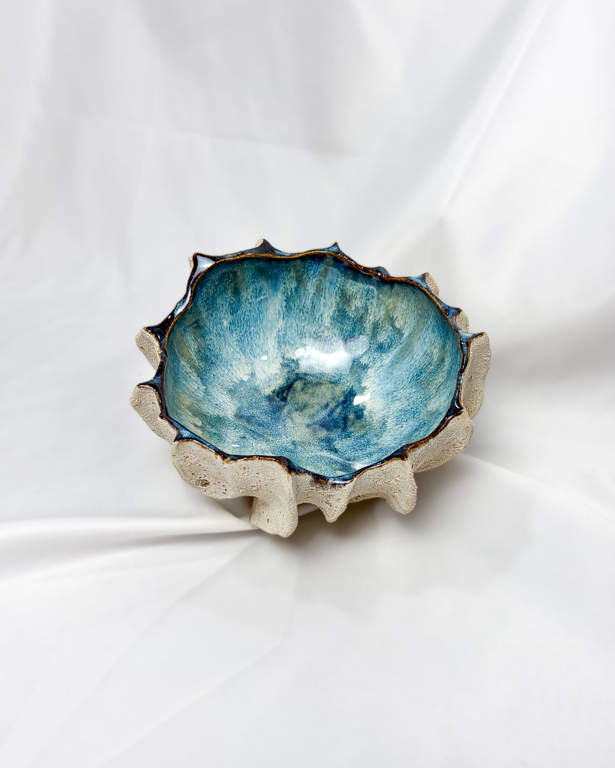 Taça Cerâmica Artesanal LAPA Ocean Pequena