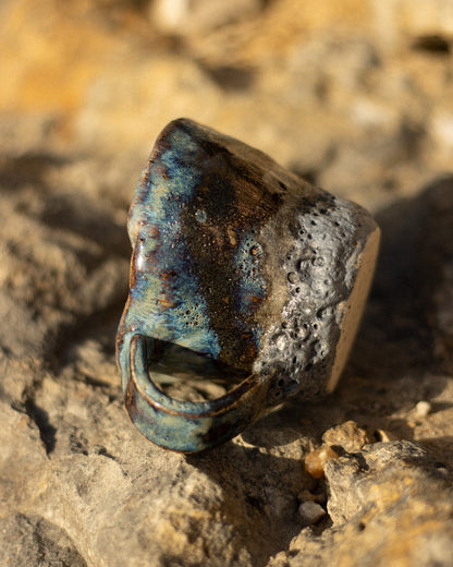 Handcrafted Ceramic Tea Mug VOLCANO