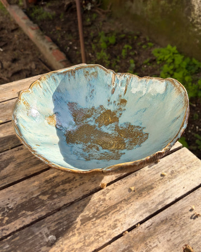 Taça de Servir Cerâmica Artesanal SHORE