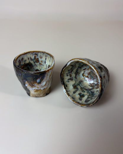 Conjunto Copos Café Cerâmica Artesanal KAZE