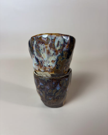 Conjunto Copos Café Cerâmica Artesanal KAZE