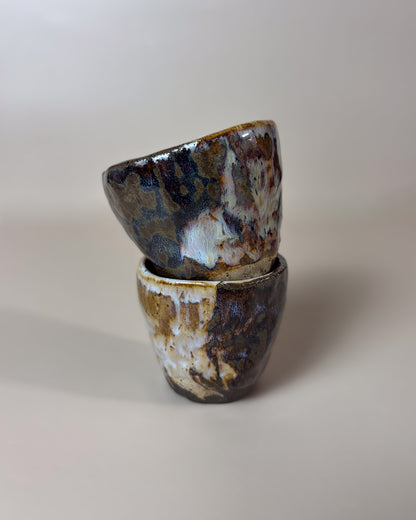 Conjunto Copos Café Cerâmica Artesanal KAZE