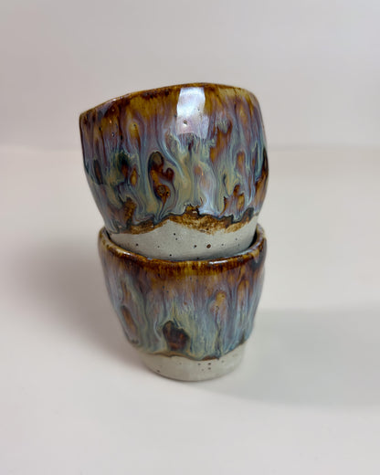 Conjunto Copos Cerâmica Artesanais LAGUNA