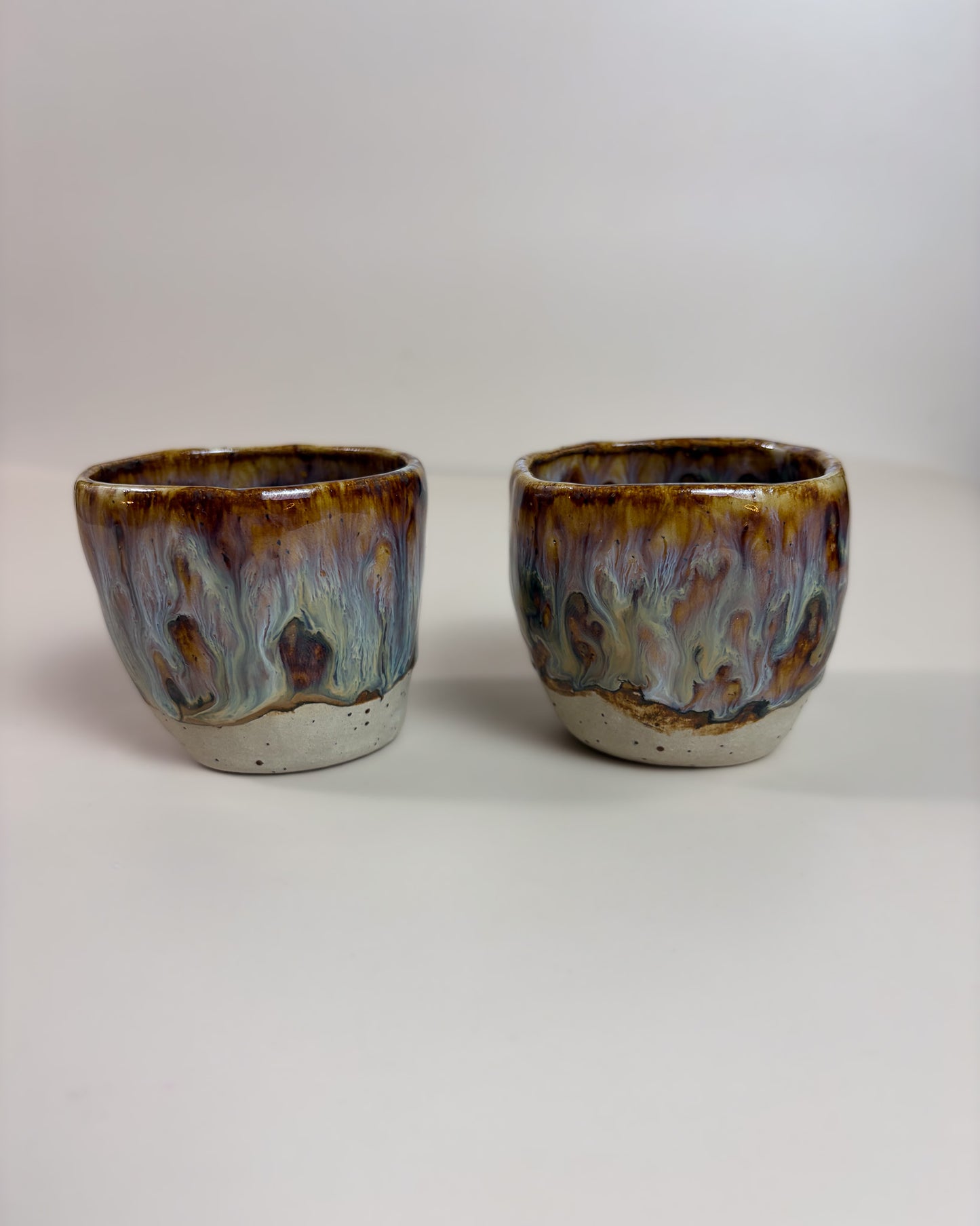 Conjunto Copos Cerâmica Artesanais LAGUNA