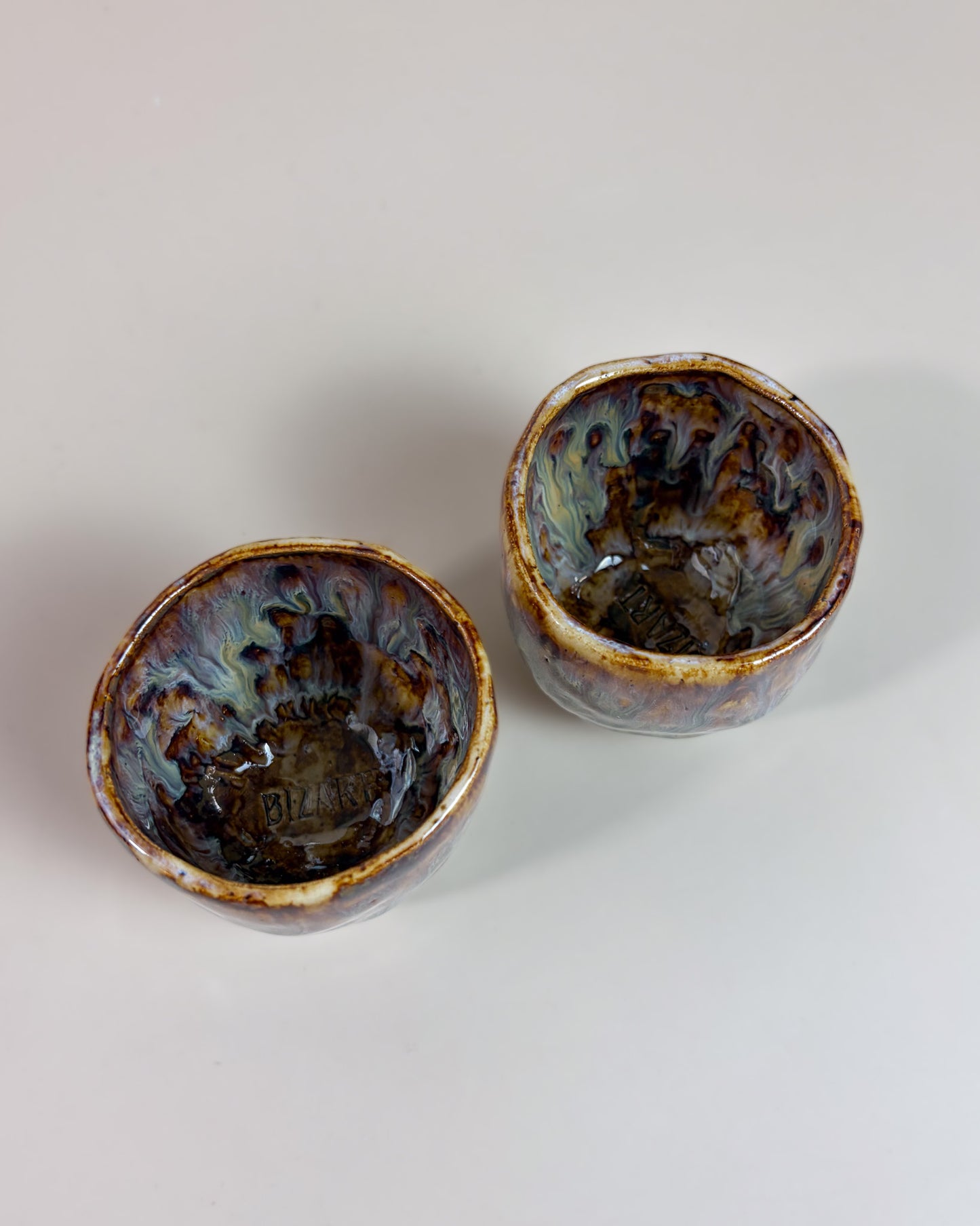 Conjunto Copos Cerâmica Artesanais LAGUNA