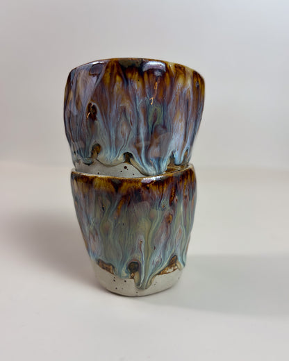 Conjunto Copos Cerâmica Artesanais LAGUNA