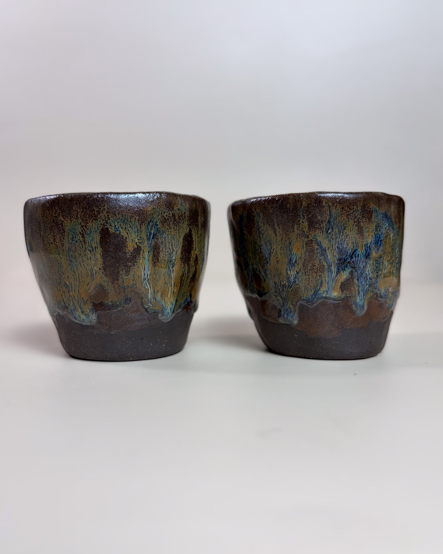 Conjunto Copos Café Cerâmica Artesanal ASAMA