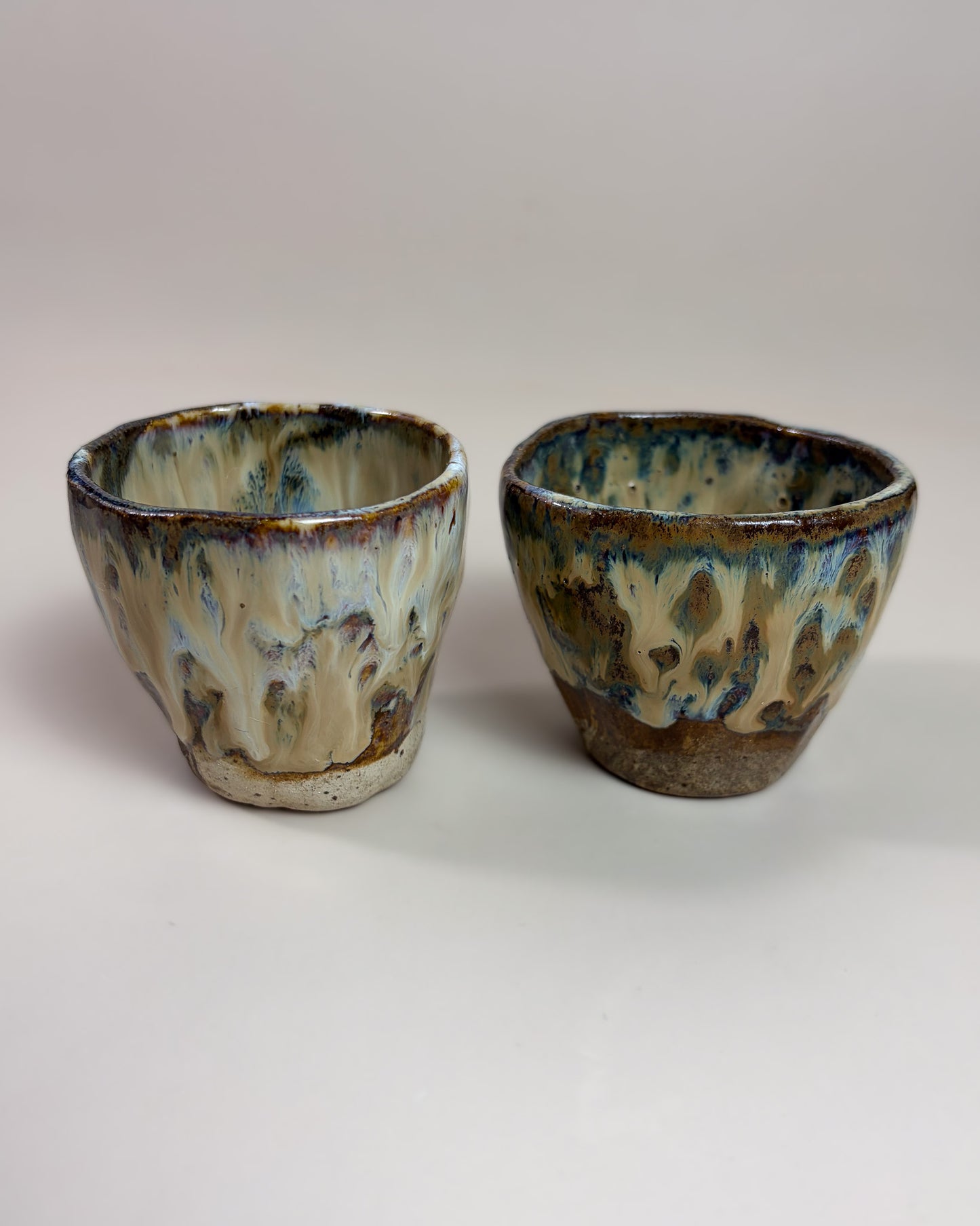 Conjunto Copos Café Cerâmica Artesanal KAZE