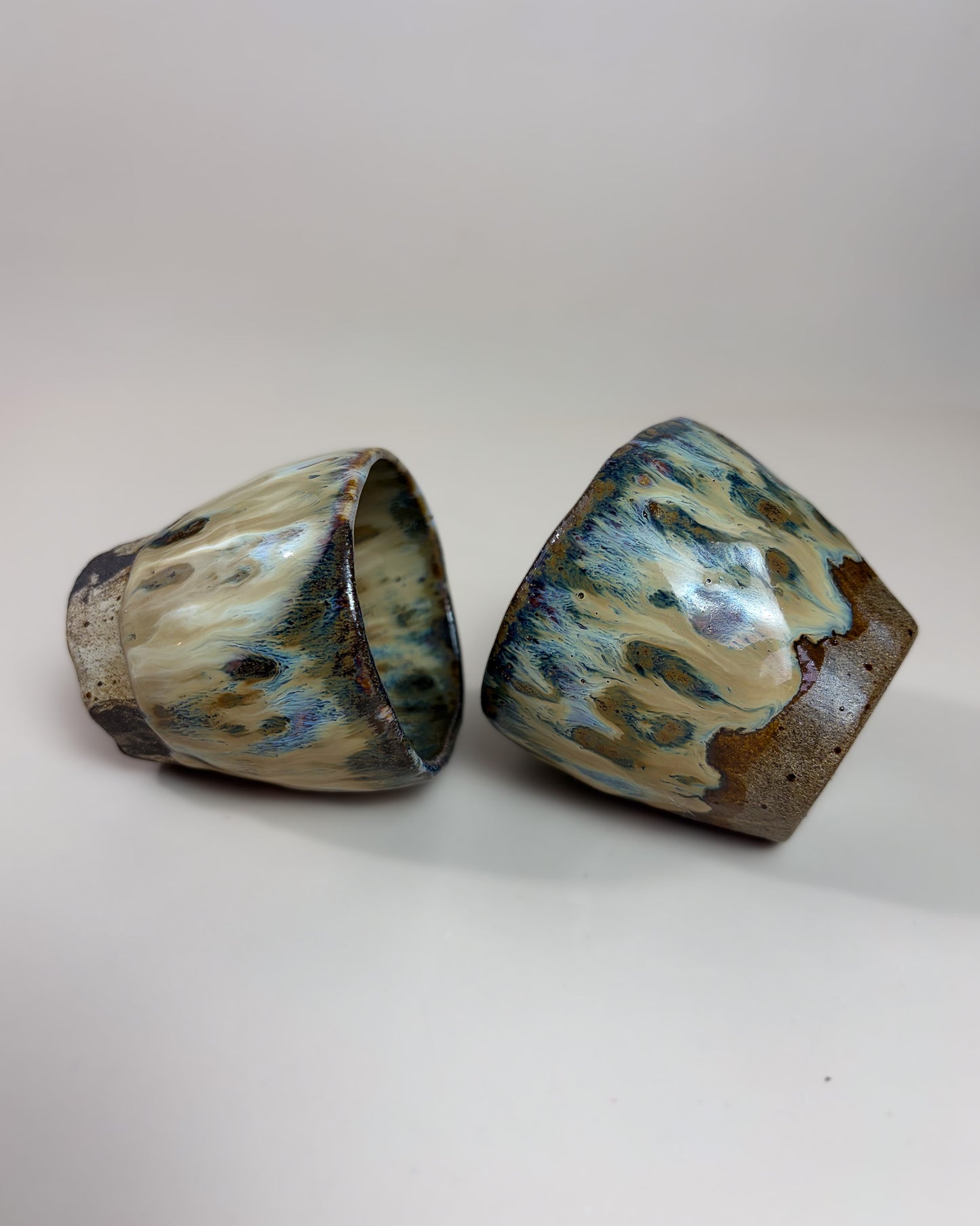 Conjunto Copos Café Cerâmica Artesanal KAZE