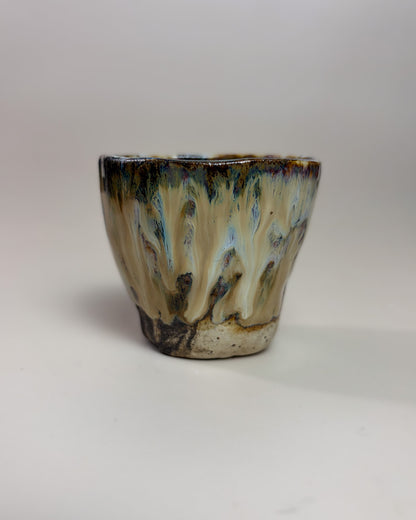 Conjunto Copos Café Cerâmica Artesanal KAZE