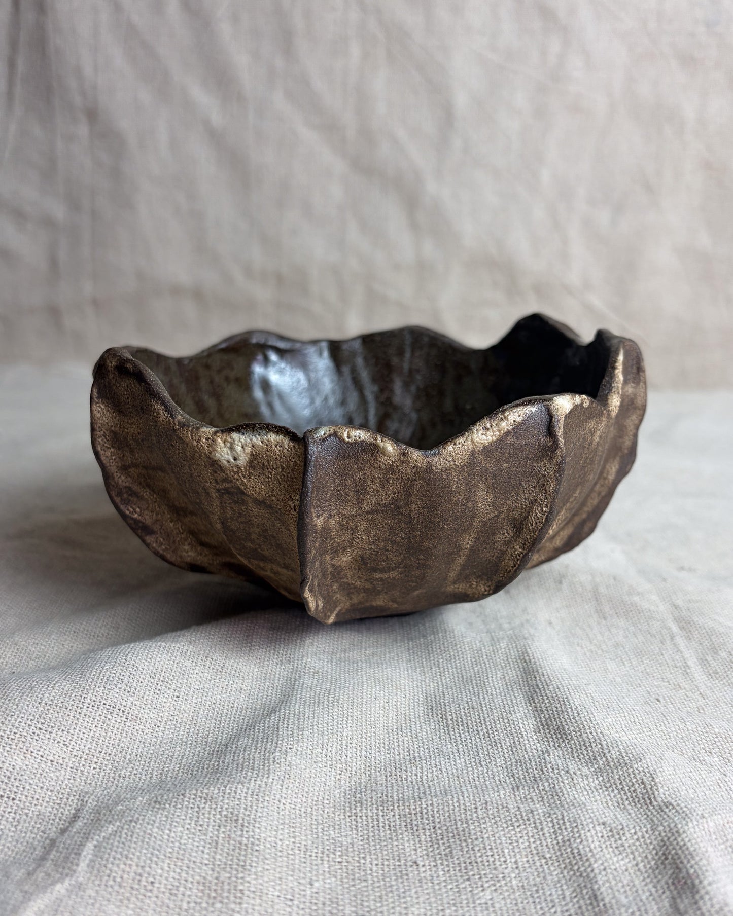 Taça de Sobremesa Cerâmica Artesanal LAPA Dark