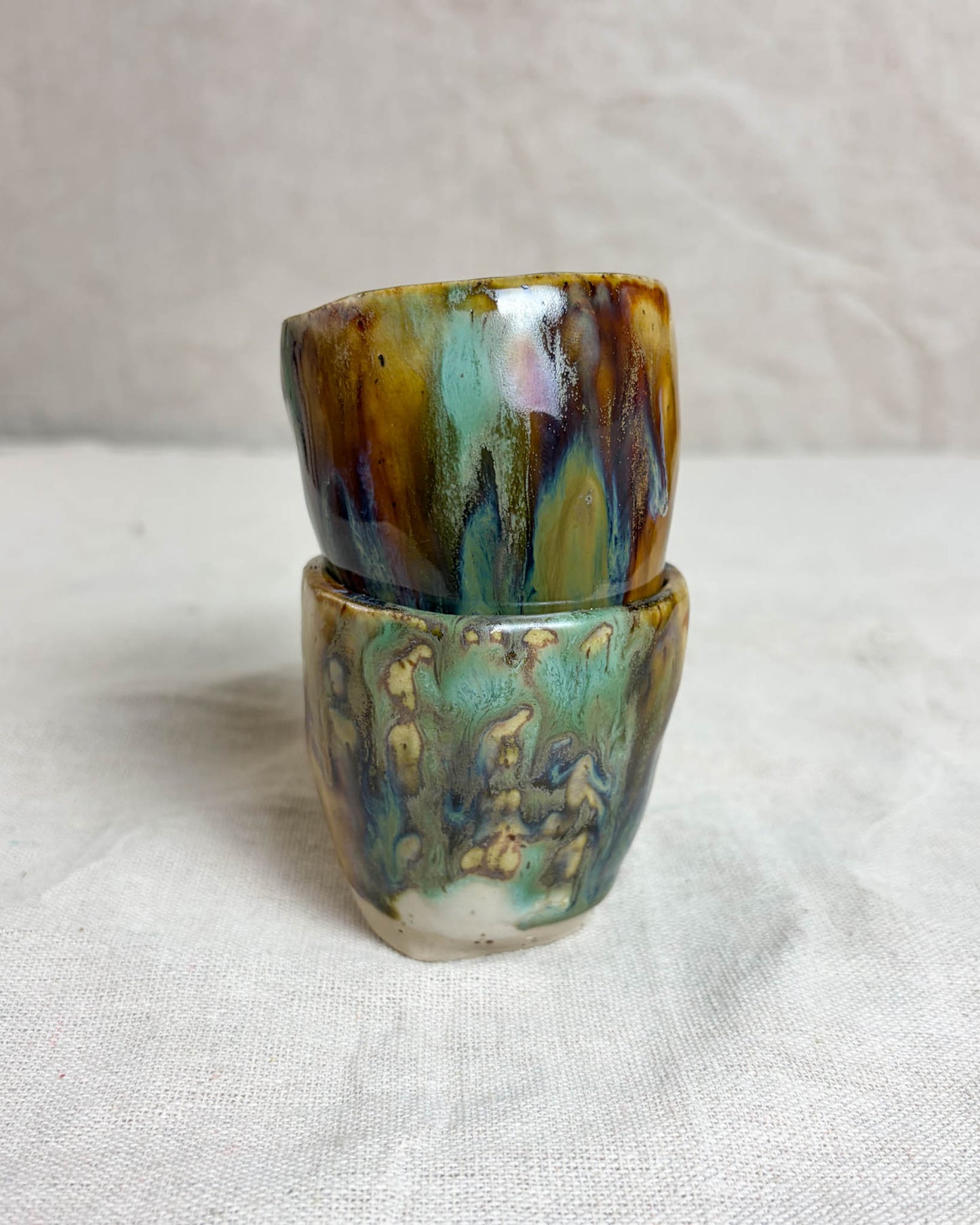 Conjunto Copos Café Cerâmica Artesanal FOREST