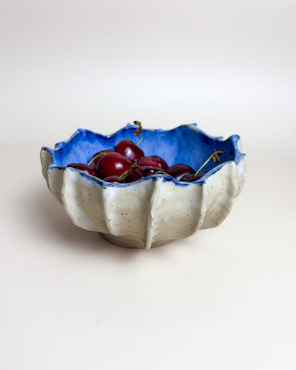 Taça de Sobremesa Cerâmica Artesanal LAPA Sapphire