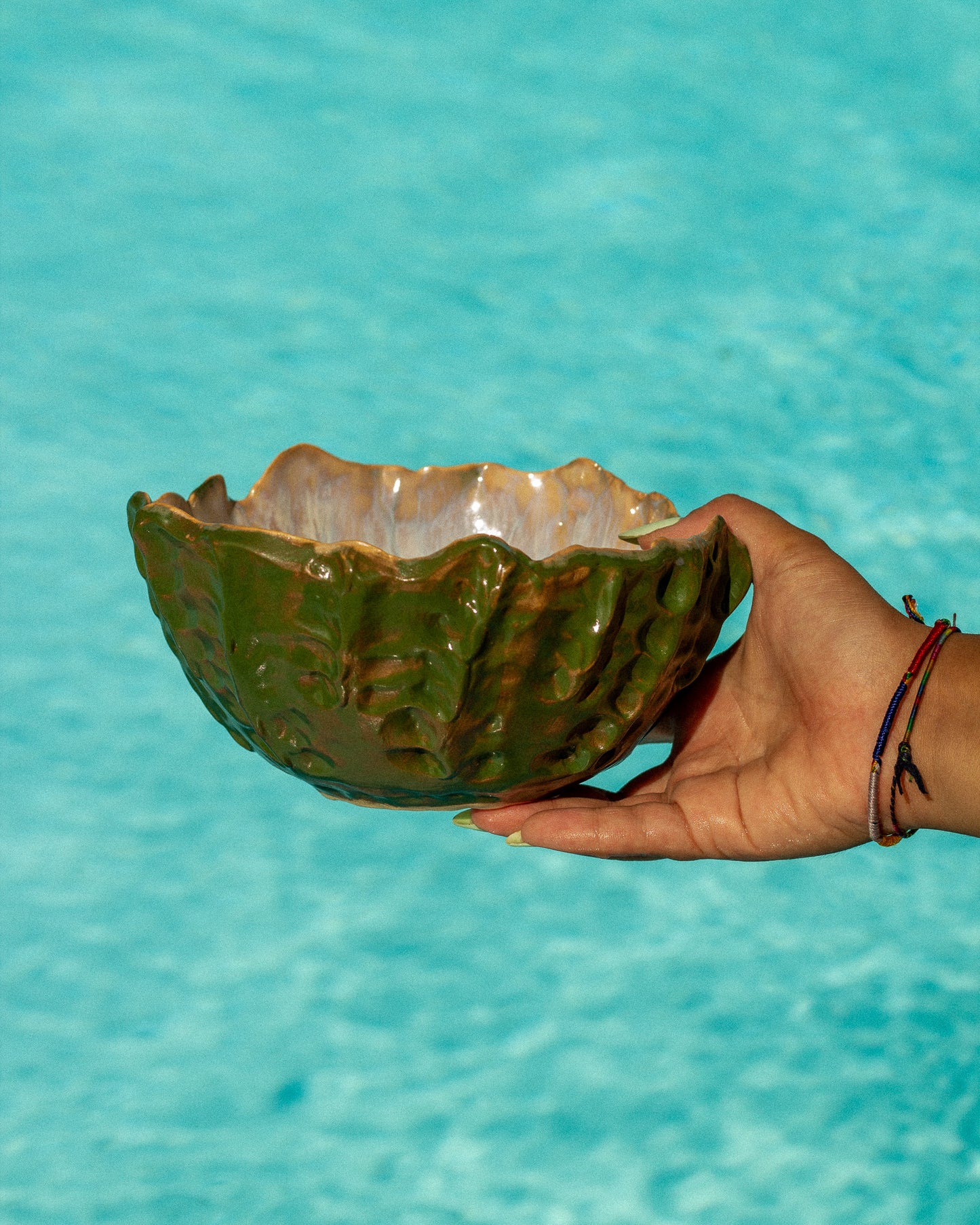 Taça Saladeira Cerâmica Artesanal CACTUS Média