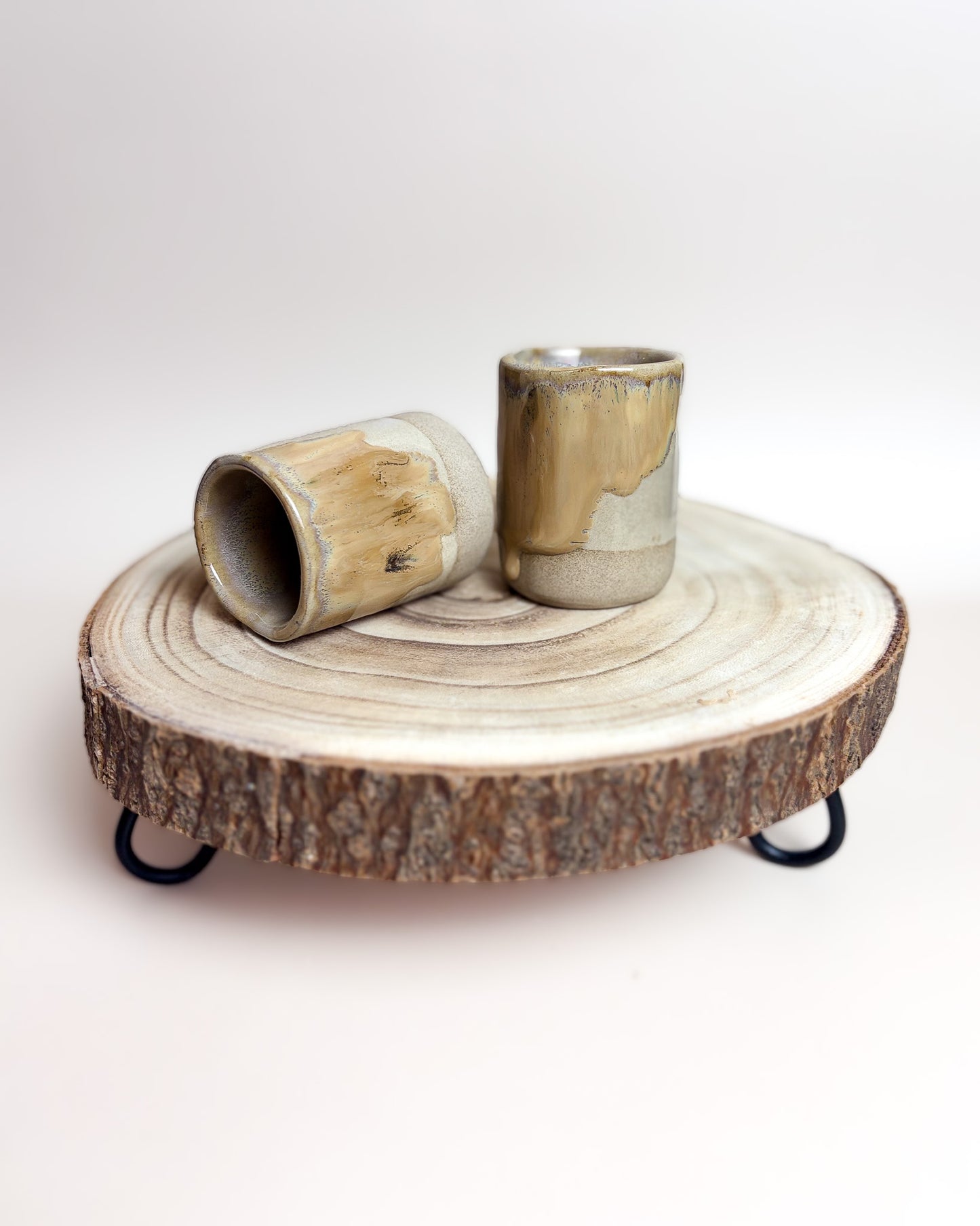 Conjunto Copos Café Cerâmica Artesanal SAARA
