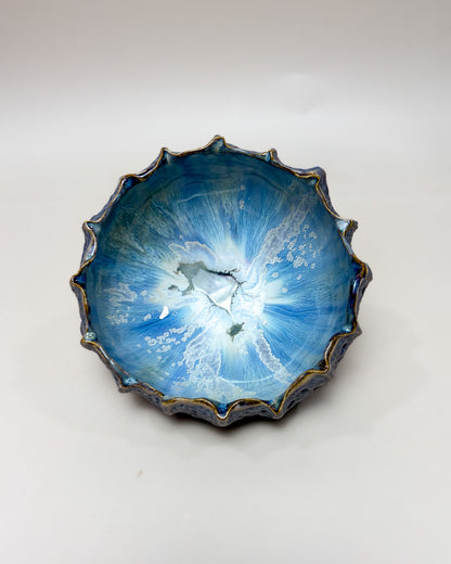 Taça de Sobremesa Cerâmica Artesanal LAPA Ocean Cinza