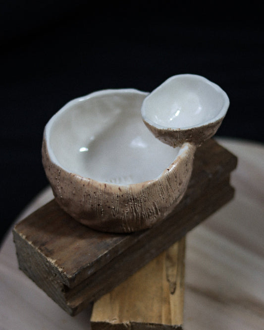 Taça Aperitivos Cerâmica Artesanal COCO NEST