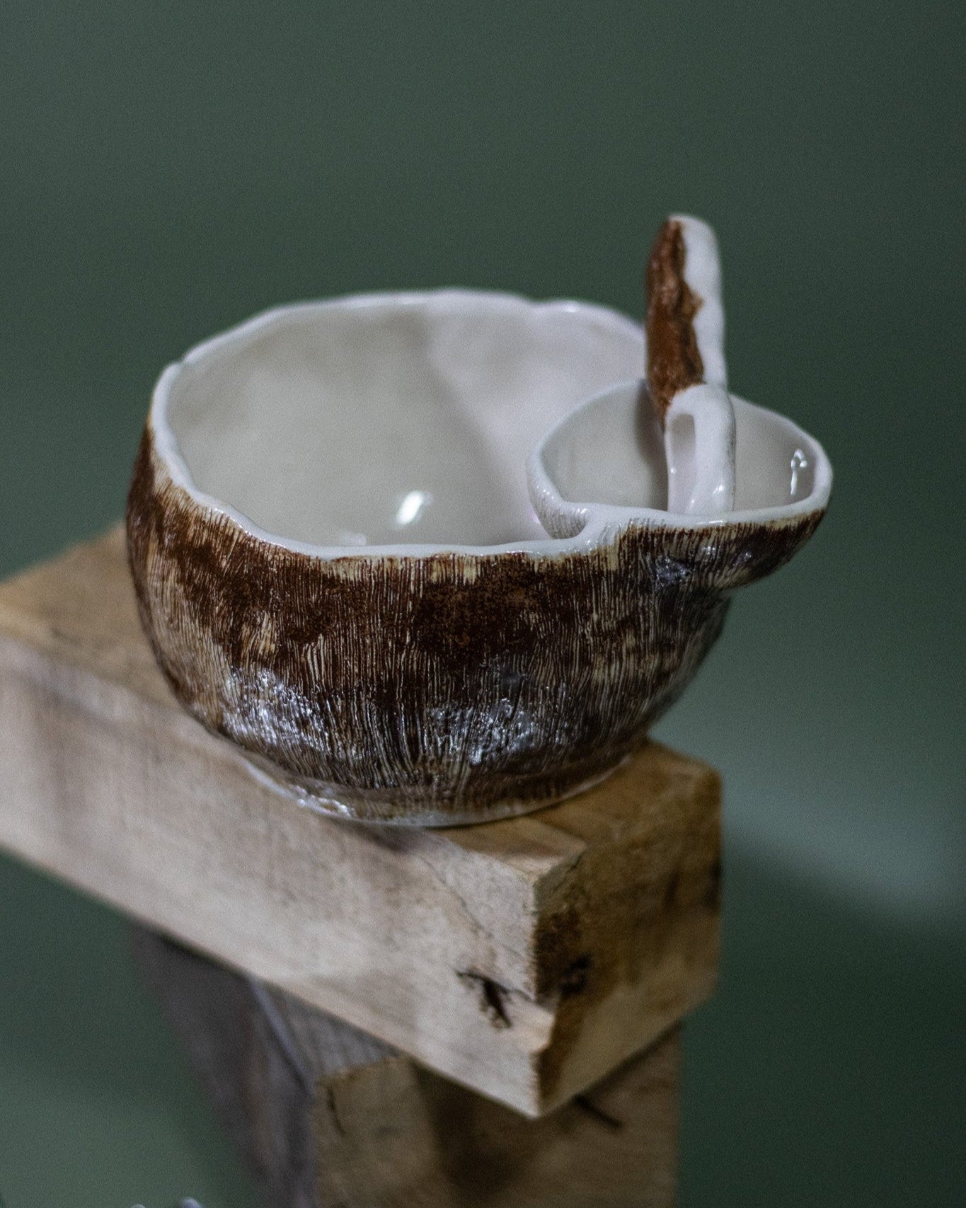 Taça Aperitivos Cerâmica Artesanal COCO NEST 2.0