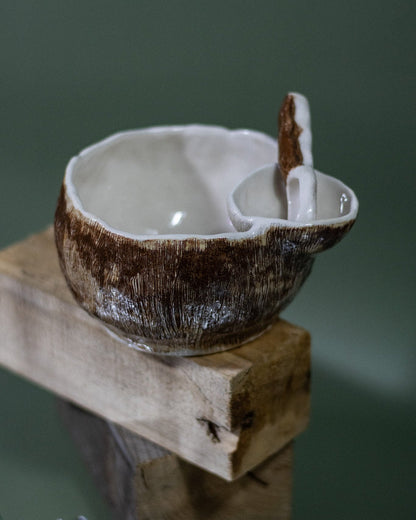 Taça Aperitivos Cerâmica Artesanal COCO NEST 2.0