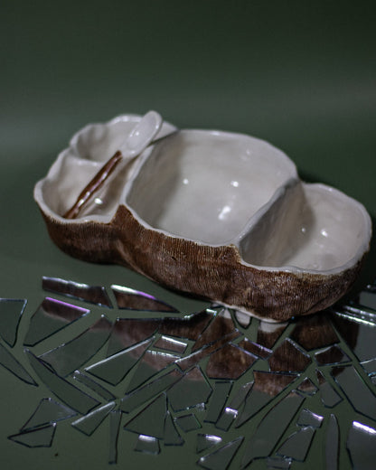Taça Aperitivos Cerâmica Artesanal COCO SHARE
